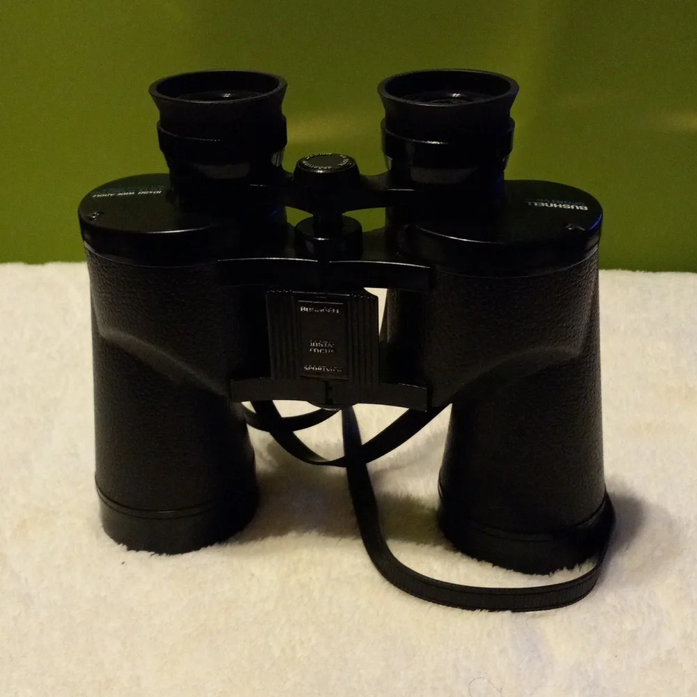 Vintage Bushnell sportsview fully coated optical binoculars Flat 1000yards